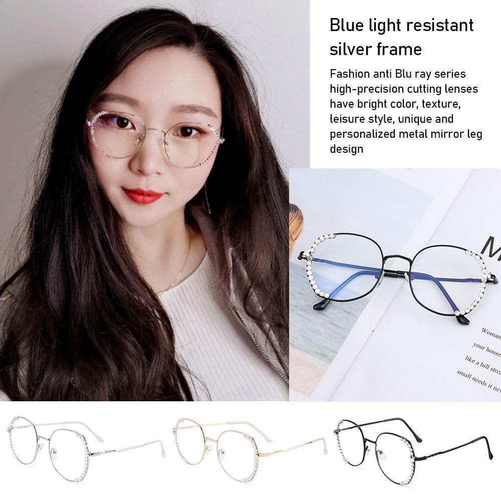 Mắt Kính Gọng Vuông Chống Bức Xạ Phong Cách Vintage Sự Bảo Vệ|Kính Mát Thời Trang Cho Nữ