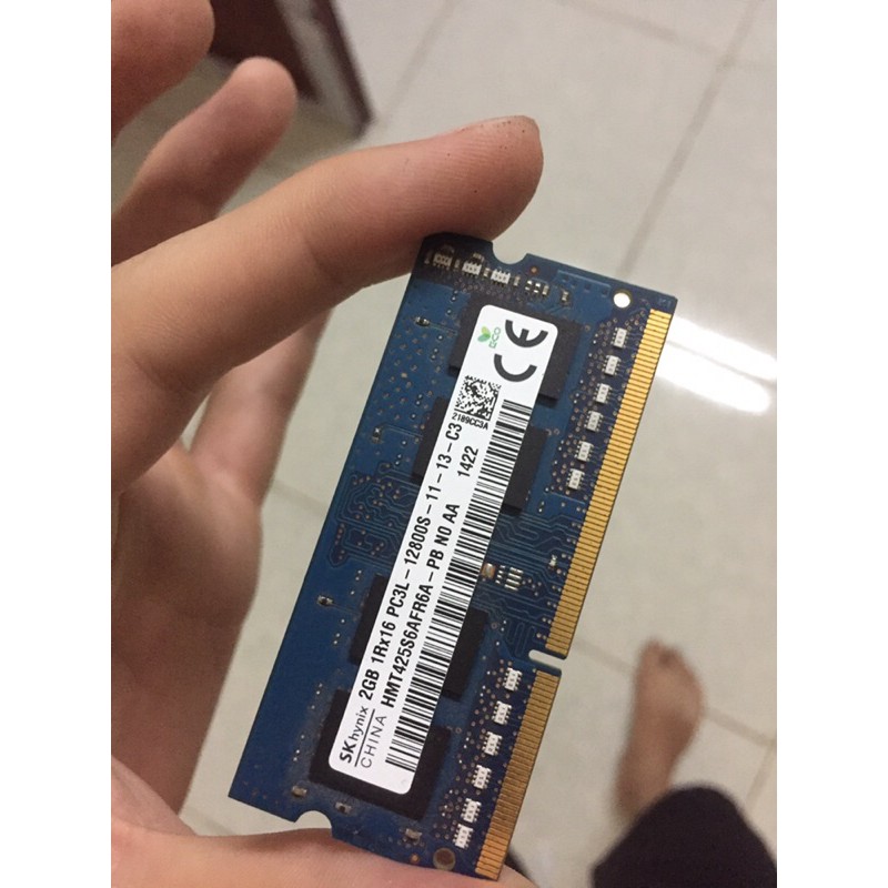 Ram laptop cũ giá cực rẻ ddr3l 2G