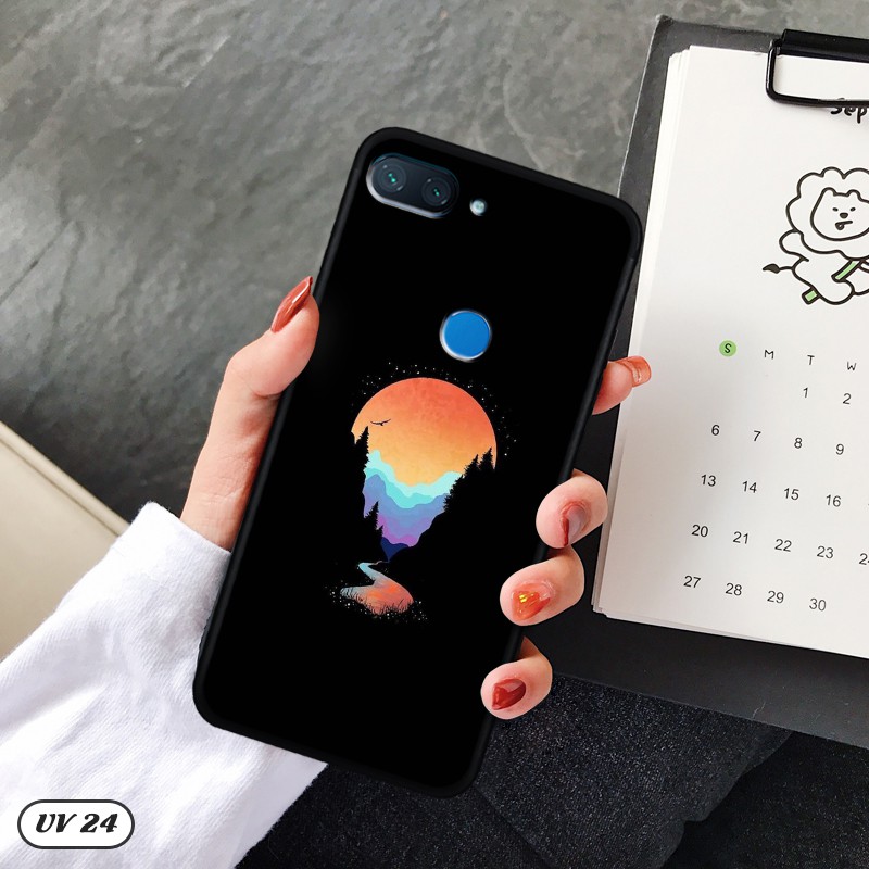 Ốp lưng Xiaomi Mi 8 Lite -lưng nhám , ngộ nghĩnh