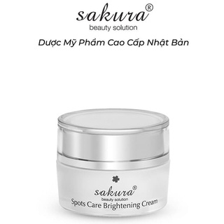 [CHÍNH HÃNG SAKURA] KEM DƯỠNG TRẮNG SÁNG DA CAO CẤP SAKURA SPOTS CARE BRIGHTENING CREAM 13G - KEM DƯỠNG DA