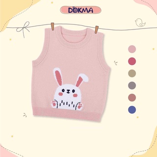 [Mã BMLT30 giảm đến 30K đơn 299K] DA982 Áo len gile cổ tròn Dokma (6-24M)