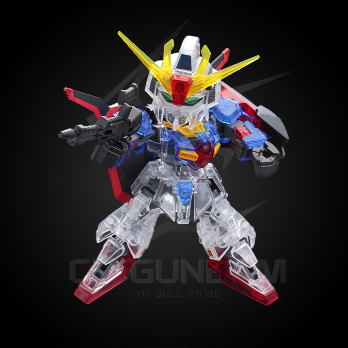 MÔ HÌNH GUNDAM BANDAI SD ZETA GUNDAM CROSS SILHOUETTE FRAME VER ( CLEAR COLOR) [LIMITED ITEM] SDCS