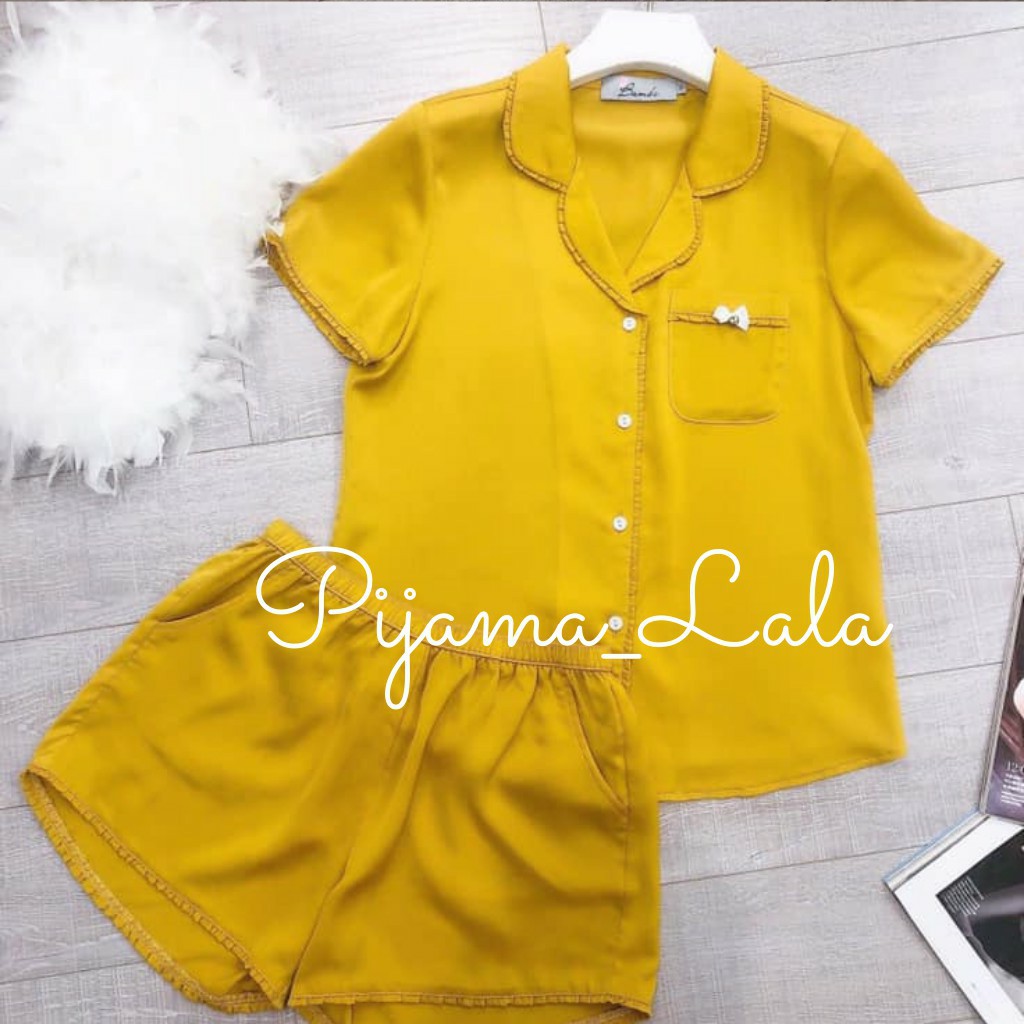 Đồ bộ pijama satin, đồ bộ ngủ[ FREESHIP ]cao cấp, viền nẹp áo ,chất vải mền mịn,mặc thoáng mátsize 48kg-55kg