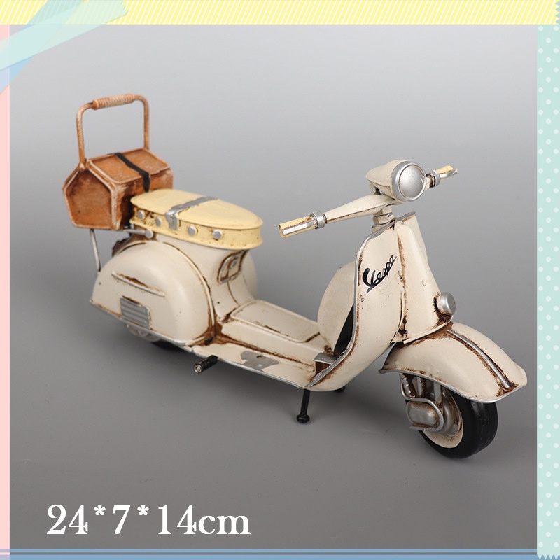 Mô Hình Xe Vespa Phong Cách Vintage
