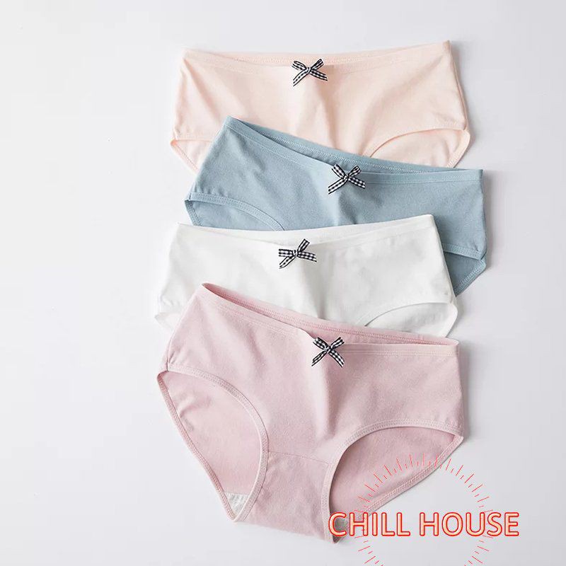 Quần Lót Cotton Phối Nơ Mềm Mại Mới 978 - CHILL HOUSE