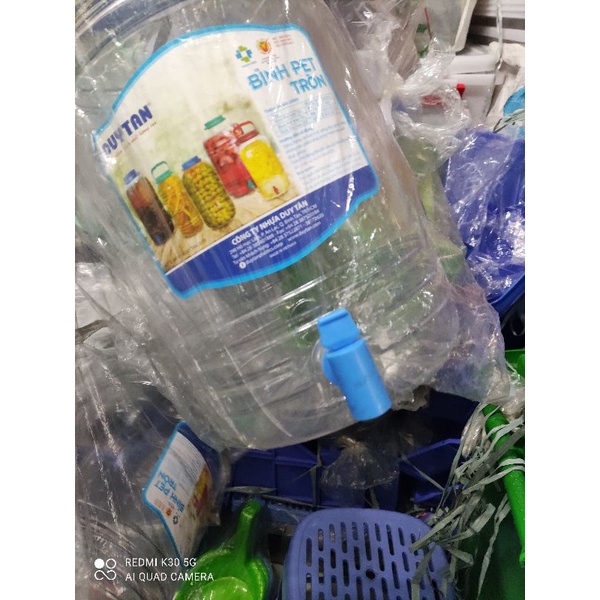 Bình nhựa tròn có vòi Duy Tân ( 10 lít, 15 lít, 20 lít)