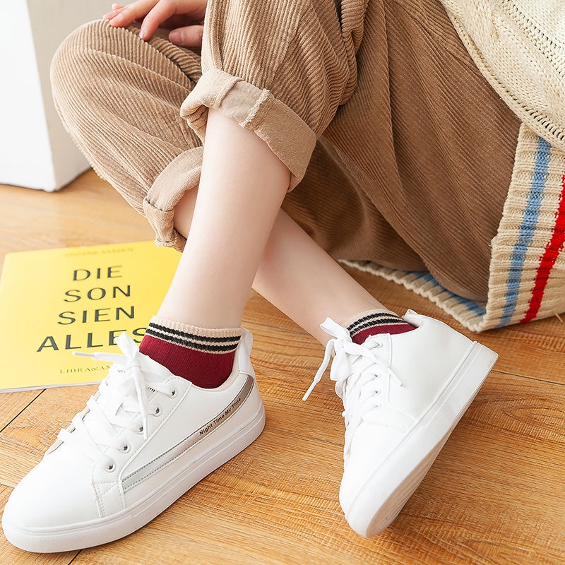 TIAN TIAN T048 Vớ tất nữ cổ ngắn Hàng cao cấp Đôi vớ Cotton ngắn thoáng khí thấm hút mồ hôi cho nam và nữ