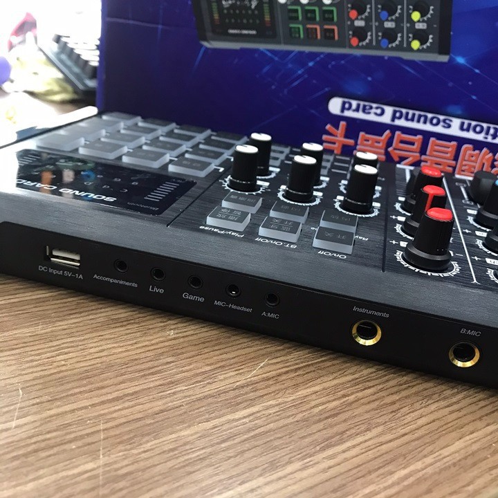 [GIÁ SỈ] SoundCard Livestream S8 - lọc nhiễu được tạp âm - 9 hiệu ứng âm thanh- hát karaoke, livetream fb bán hàng