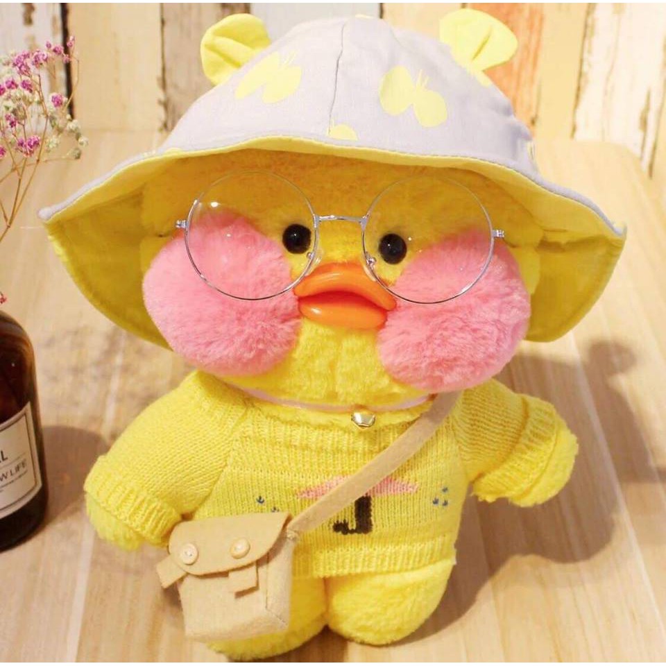 Thú nhồi bông vịt Lalafanfan ( kèm ảnh thật)