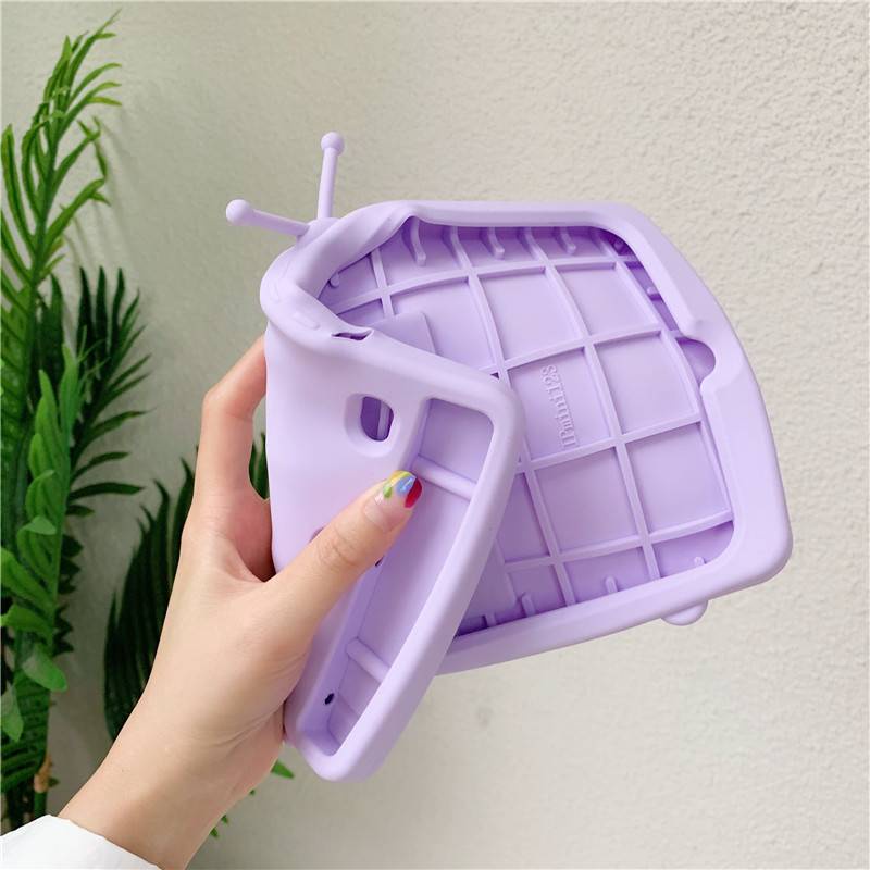 Ốp Máy Tính Bảng Mềm Có Đế Đỡ Hình TV Dễ Thương Cho iPad Air 2020 Pro 6 Mini 1 2 3 4 5 9.7 10.2 inch 2019 Pro