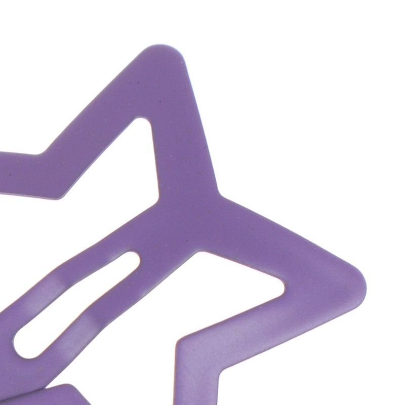 Set 6 Kẹp Tóc Kim Loại Hình Ngôi Sao Dễ Thương Cho Bé Gái