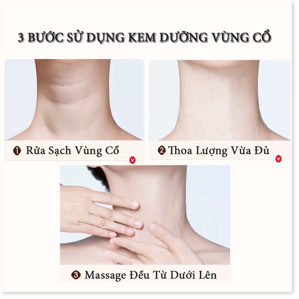 KEM DƯỠNG CHĂM SÓC CỔ và GẦN NGỰC Săn Chắc Da Cổ Chống Nếp Nhăn [Chính Hãng]