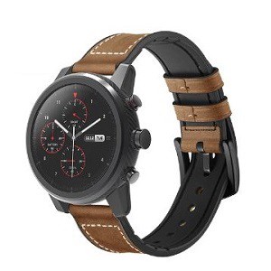 Dây da Hybird dành cho Samsung Galaxy Watch 42mm / Gear S2 Classic / Galaxy Watch Active / Ticwatch 2 / Watch Magic