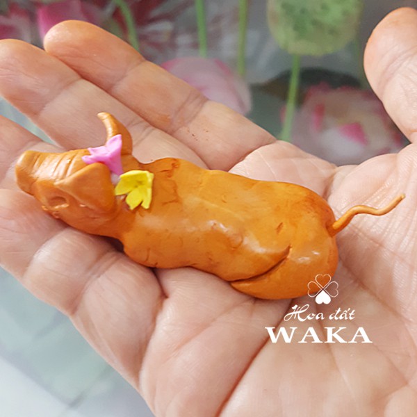 Heo Quay Nguyên Con Mini 01- Mô hình 1/12