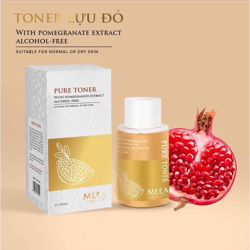 TONER LỰU ĐỎ MEEA ORGANIC 120ML