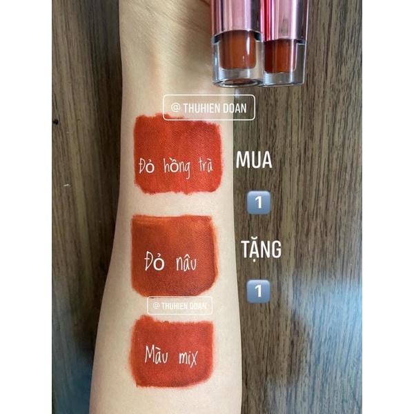 Son Kem Lì Hapy Siêu Lì Kháng Kháng Nước Không Trôi - Son Happy Matte Lipcream rẻ nhất cam kết chính hãng