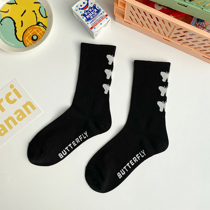 Tất Cotton Thoáng Khí In Họa Tiết Hoạt Hình Dễ Thương