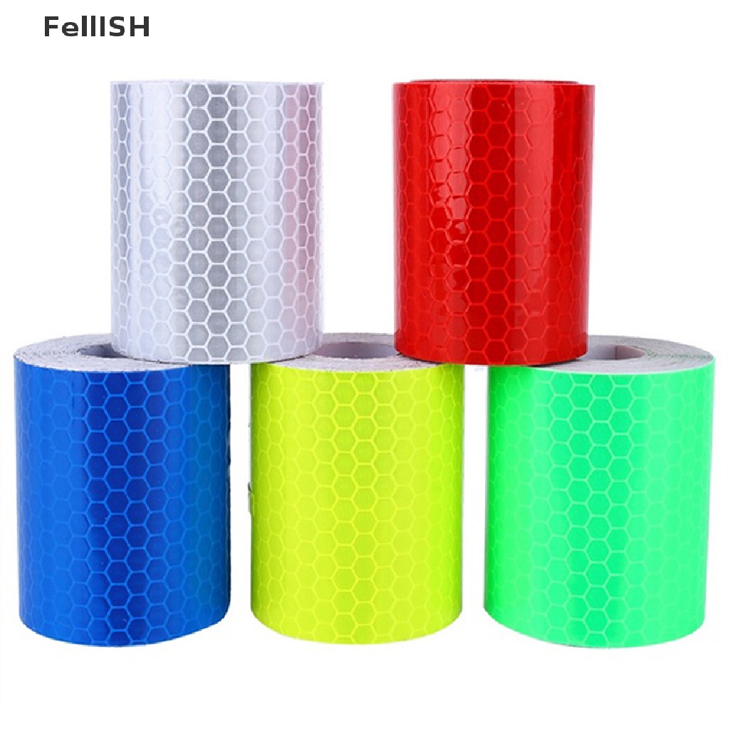 Cuộn Băng Keo Phản Quang Tự Dính 1m * 5cm Cảnh Báo An Toàn Cho Xe Hơi Xe Tải 439br