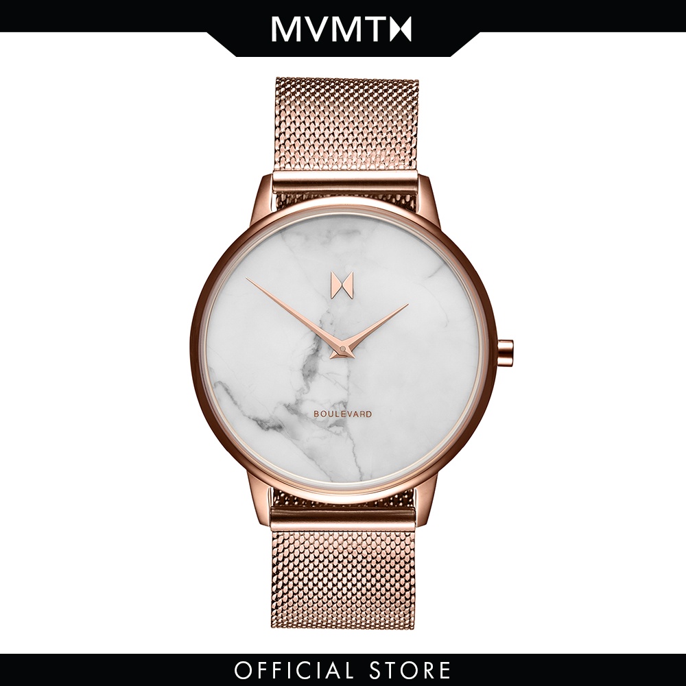 Đồng hồ Nữ MVMT dây thép không gỉ 38mm - Boulevard D-MB01-RGMA