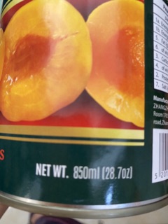 ĐÀO MIẾNG ngâm Dbent - 850gram
