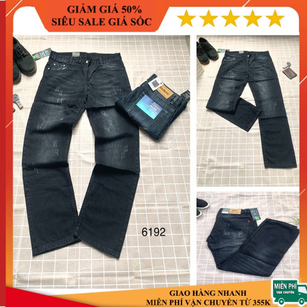QUẦN JEAN NAM SUÔNG, QUẦN JEAN NAM ỐNG RỘNG - Mã 6192