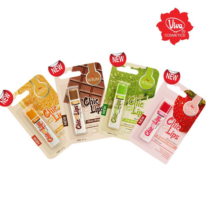 (hàng Mới Về) Son Dưỡng Môi Chiết Xuất Dầu Jojoba Lô Hội Vit E 4.2g Viva | BigBuy360 - bigbuy360.vn