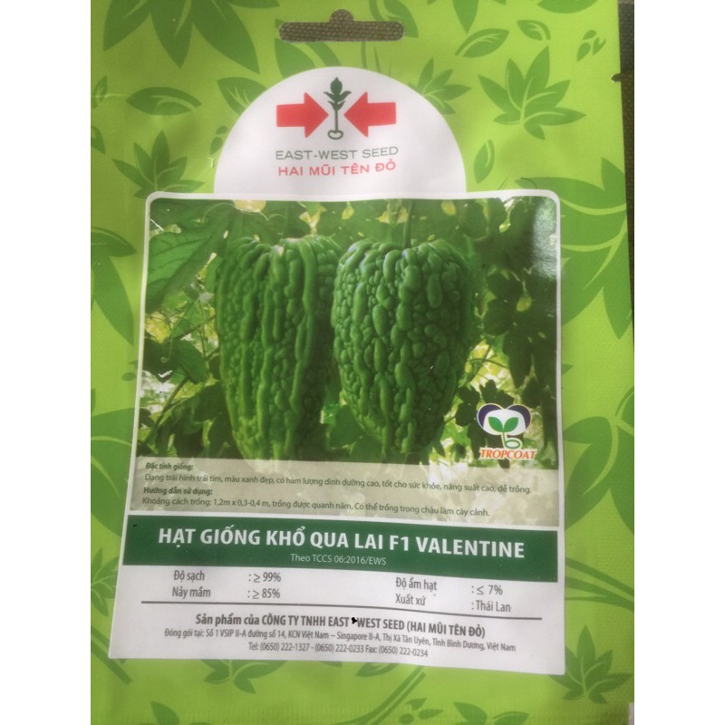 Hạt giống khổ qua F1 Valentine - gói 10 hạt