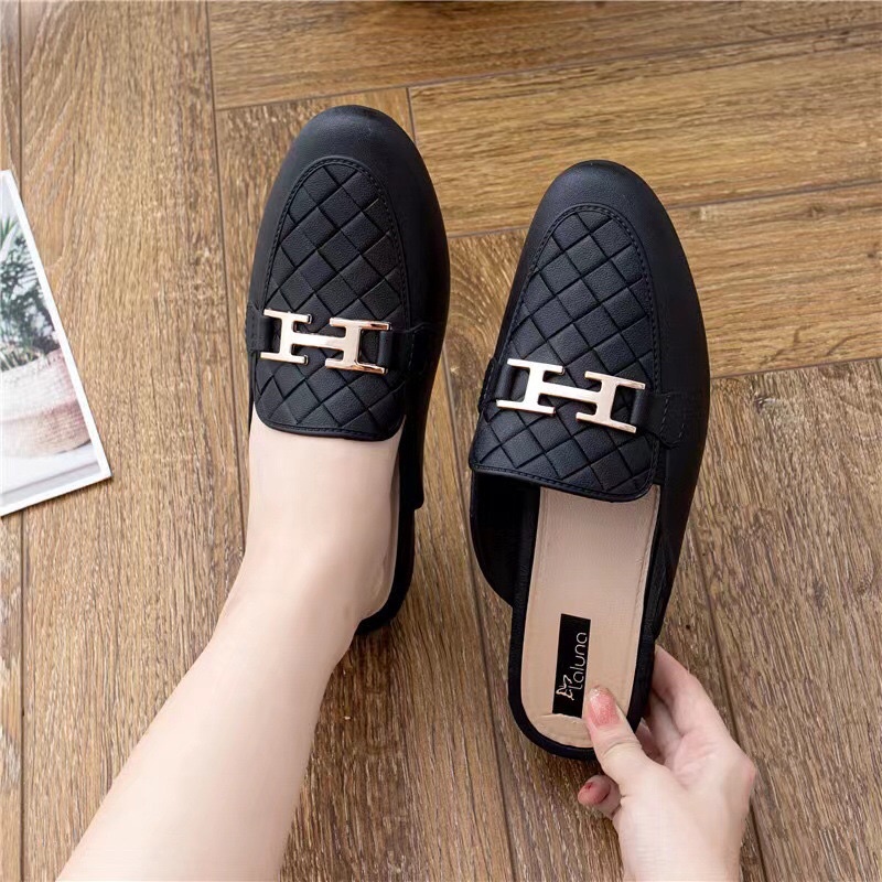 Dép sục nhựa đi mưa dép sục nữ hm đi mưa chống trơn trượt sục nữ chữ H