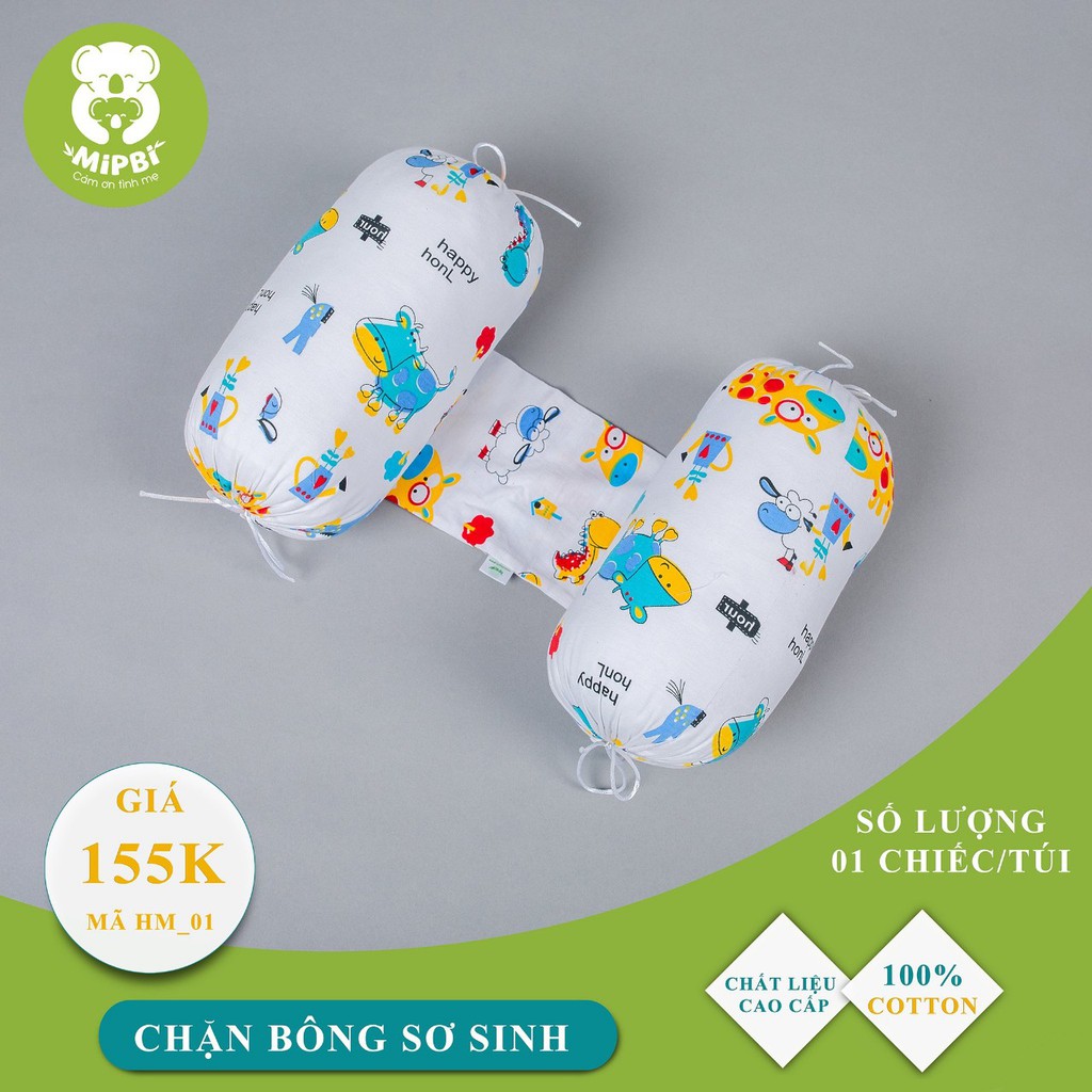 Bộ Gối Chặn bông sơ sinh Mipbi