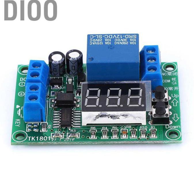 Bảng Mạch Hẹn Giờ Dioo Tk1801 Dc 12v 0.5w 1-999 3 Chữ Số