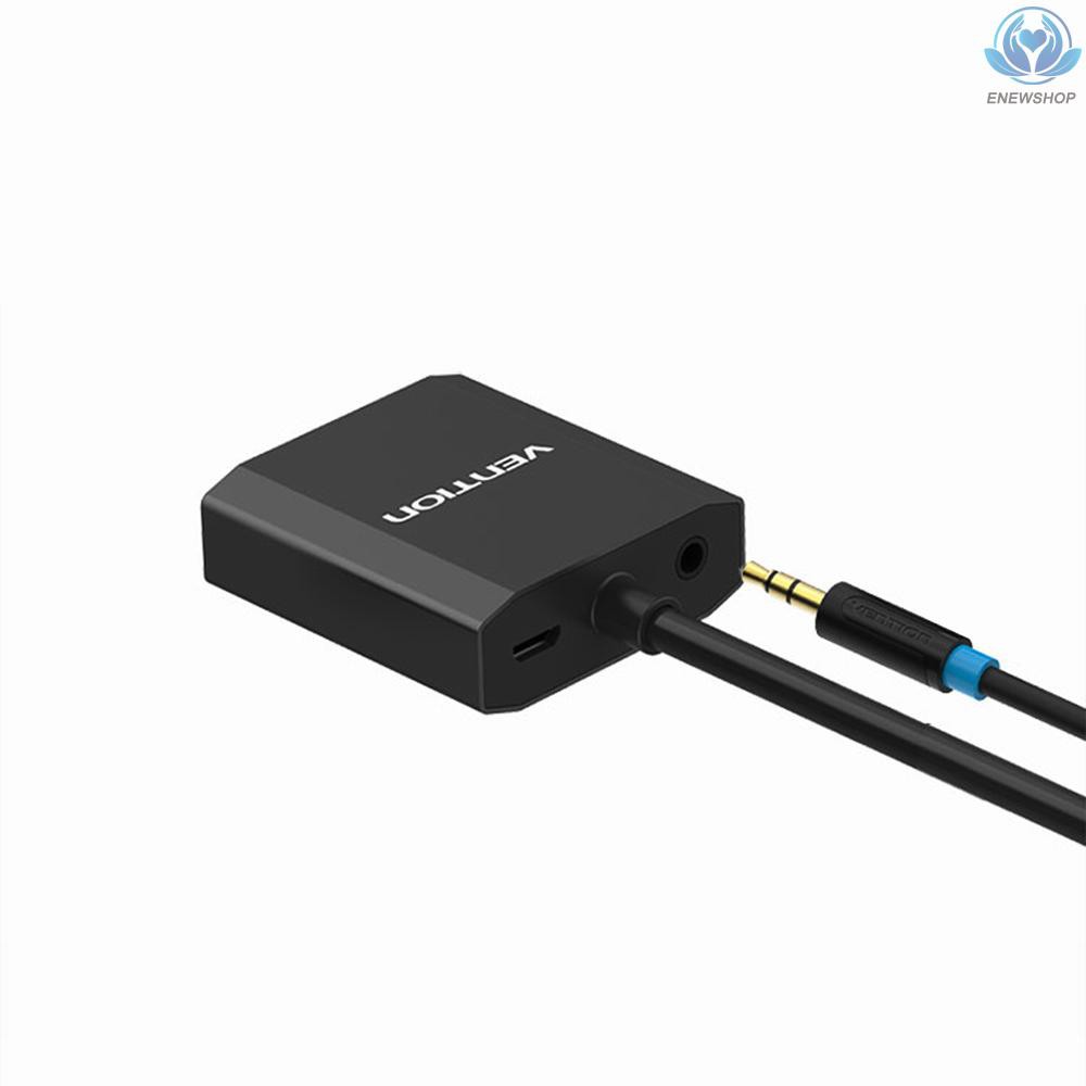 【enew】VENTION VGA to HD Adapter with Audio Port 1080P HD Coverter Adapter Cable for Laptop PC Connect TV /Projector 0.15m (Black)