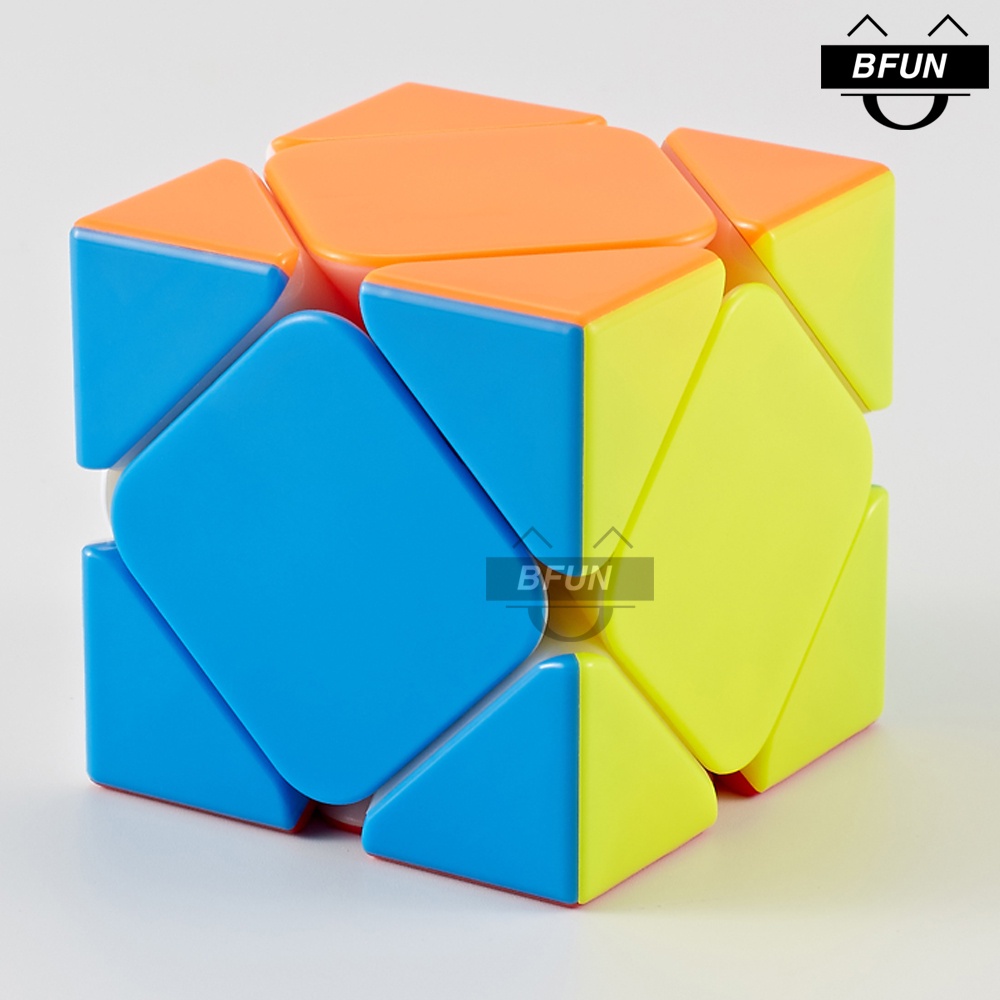 Rubik Biến Thể SKEWB (MẶT HỒNG) Không Viền - Khối Rubik Xoay Trơn Mượt Đồ Chơi Cho Bé Phát Triển Thông Minh Trí Tuệ BFUN