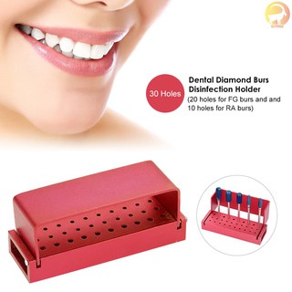 Hộp đựng mũi khoan nha khoa 30 lỗ bằng nhôm tiện dụng