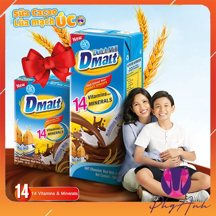 Sữa lúa mạch Úc Dmalt Chocolate 1 Lít