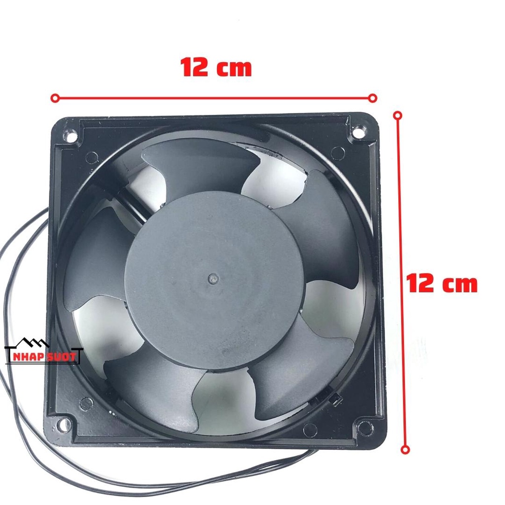 Quạt Thông Gió, Quạt Tản Mini Kích Thước 12x12 cm Công Suất 28W
