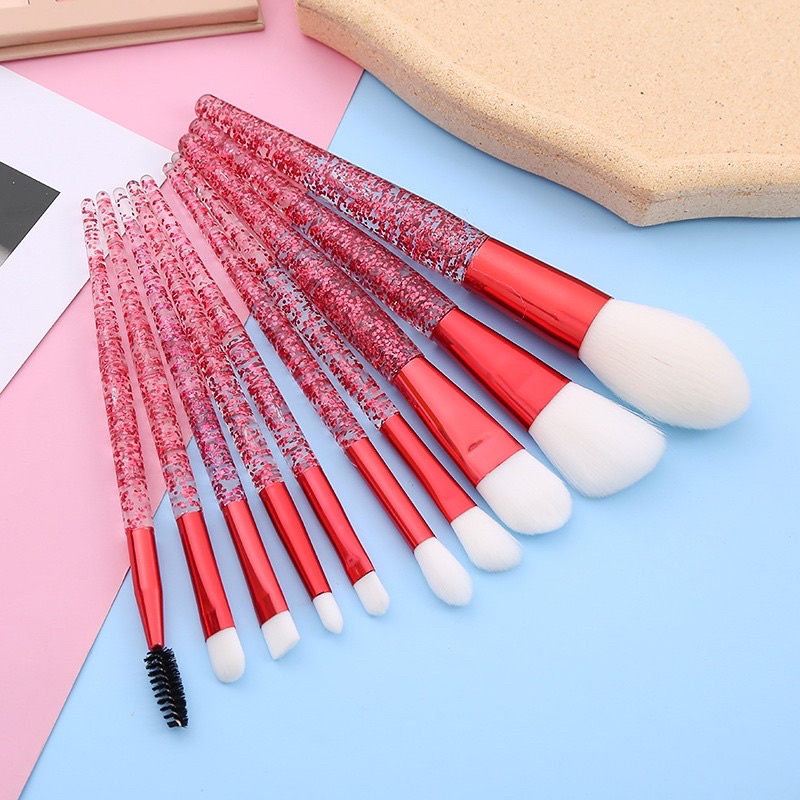 Cọ trang điểm 10 cây cơ bản lông mềm cho người mới bắt đầu makeup