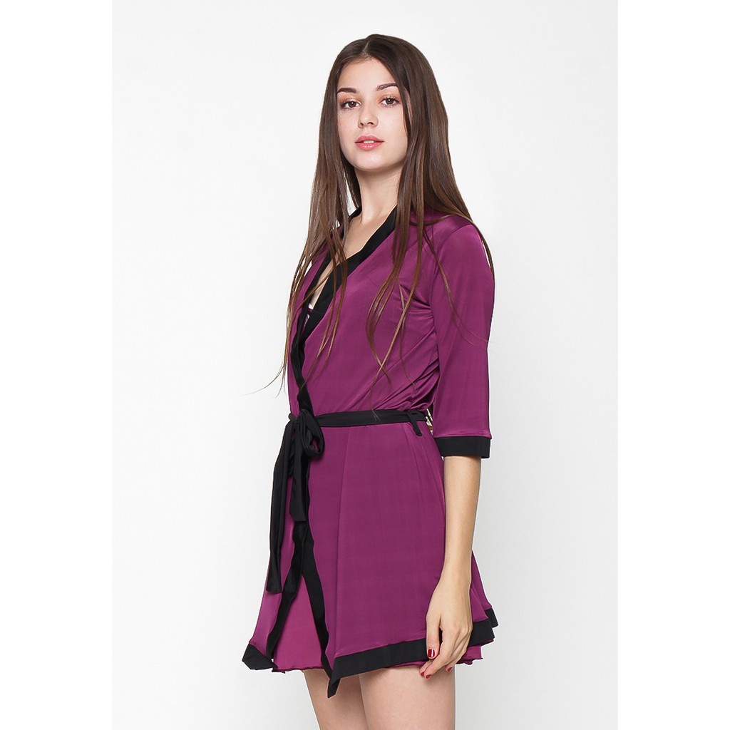 Bộ Đồ Ngủ Kiểu Kimono Nhật Bản Cỡ Lớn Thời Trang Quyến Rũ Cho Nữ | BigBuy360 - bigbuy360.vn