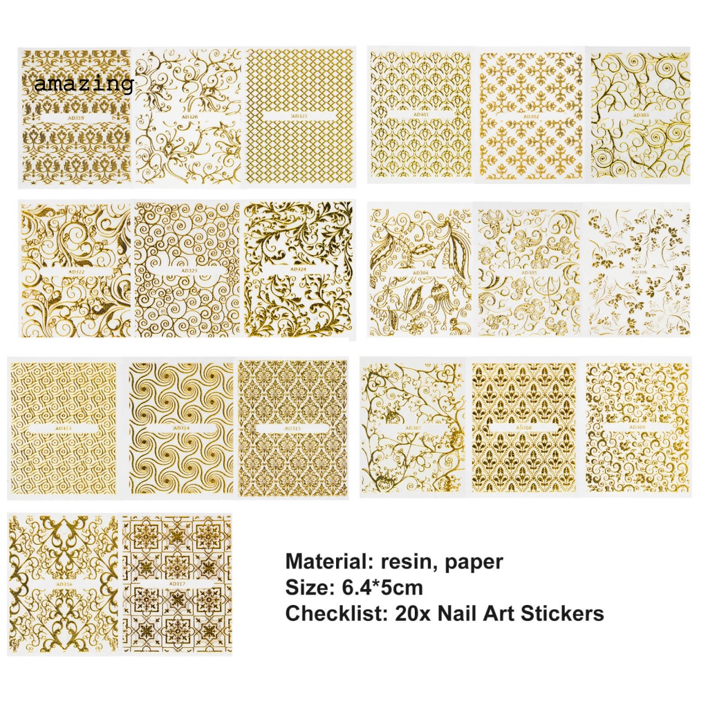 Nhãn Dán Trang Trí Móng Tay Chuyển Đổi Họa Tiết Hoa 3D Mỏng Thanh Lịch Dành Cho Nữ