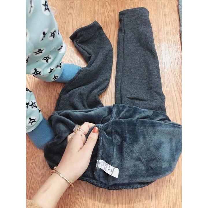 Mã 059 Quần Legging Lót Lông Co Dãn Siêu Tôn Dáng