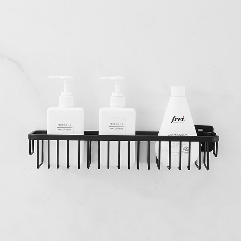 Giá Đỡ Đựng Mỹ Phẩm / Đồ Dùng Nhà Tắm Bằng Kim Loại Gắn Tường Tiện Dụng