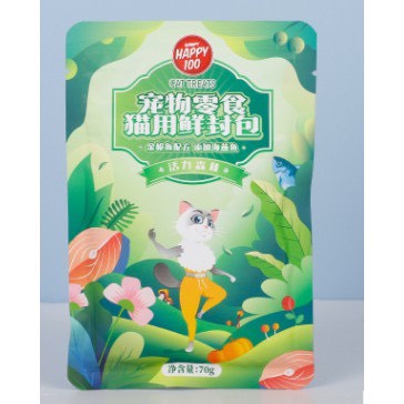 [Chính hãng] Pate mèo HAPPY 100 BEAUTY gói 70gram