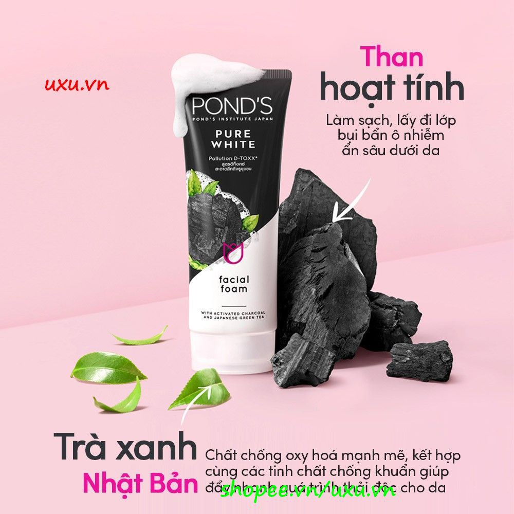 Sữa Rửa Mặt Nữ 50G Và 100G Ponds Pure White Làm Trắng Da, Với uxu.vn Tất Cả Là Chính Hãng.