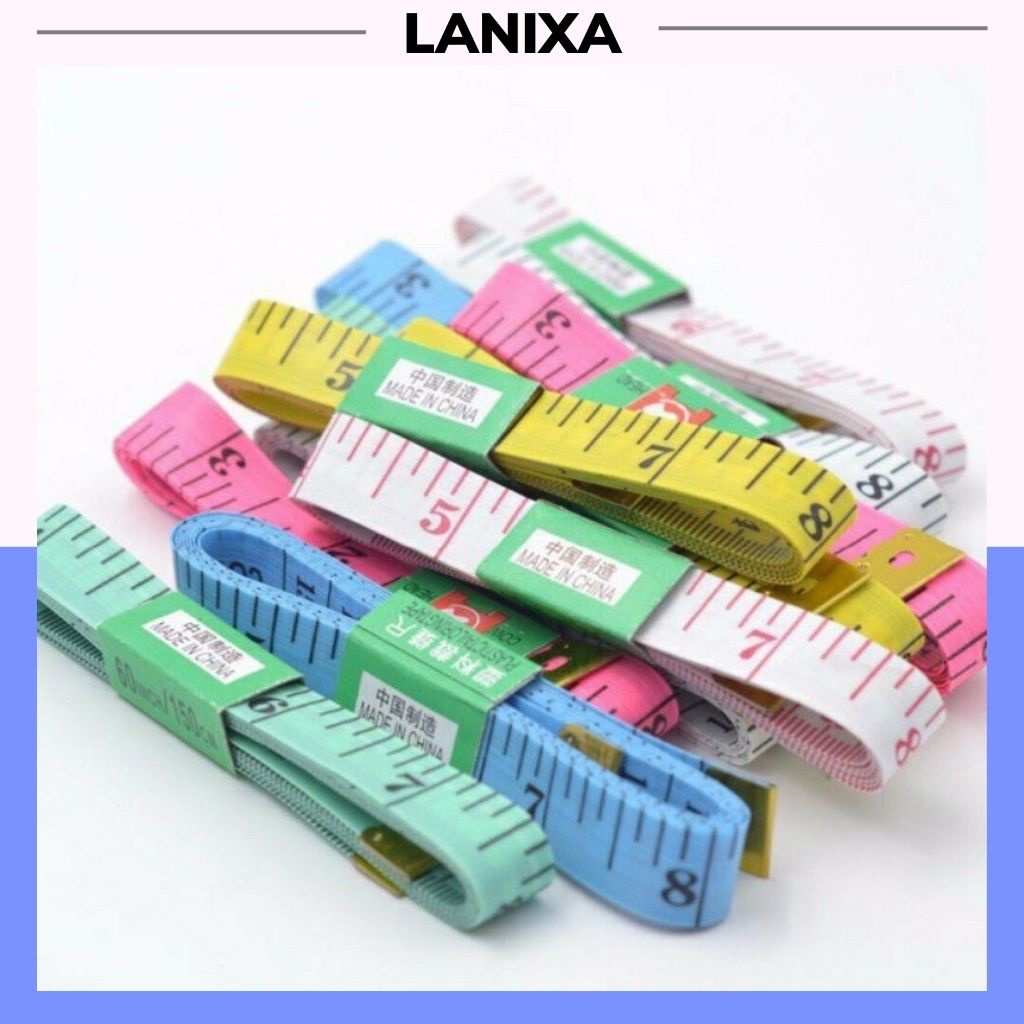 Thước Dây Đo Eo, Đo Chiều Cao FREESHIP Thước Dây May Đồ LANIXA DA02