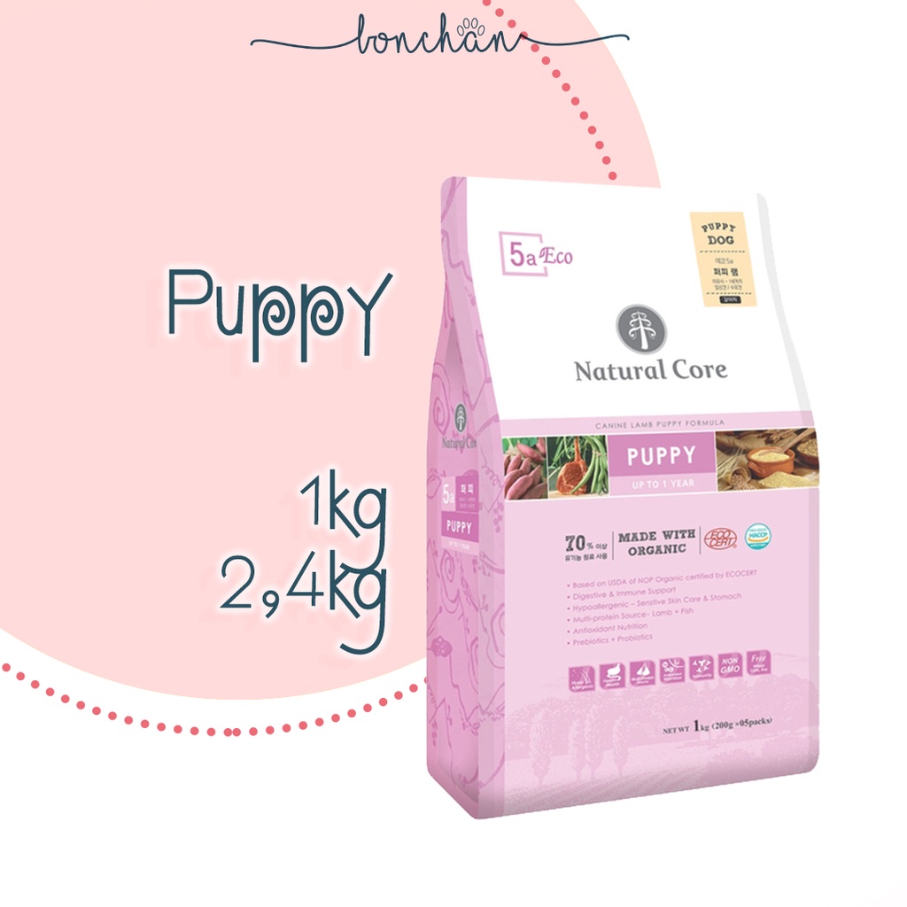 Hạt Natural Core Puppy - Hạt hữu cơ cho chó con