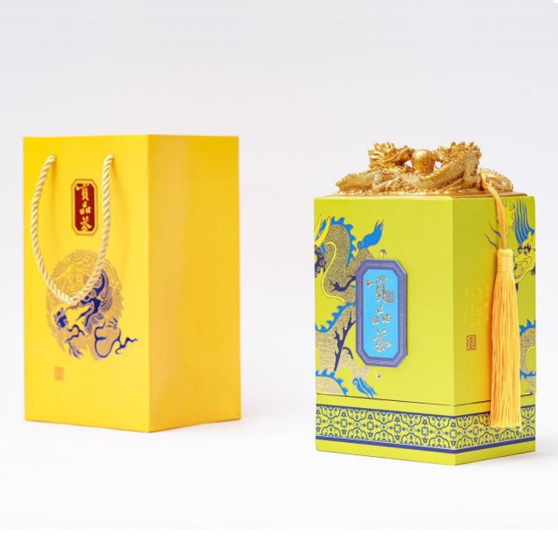 Hộp trà Long ấn mẫu mới