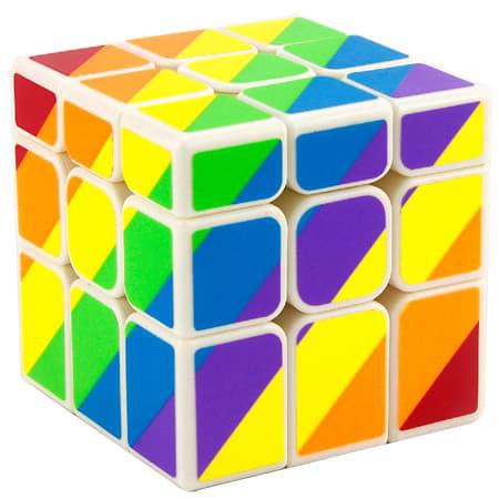 Khối Rubik 3x3 Yongjun Yj Unequal Màu Cầu Vồng