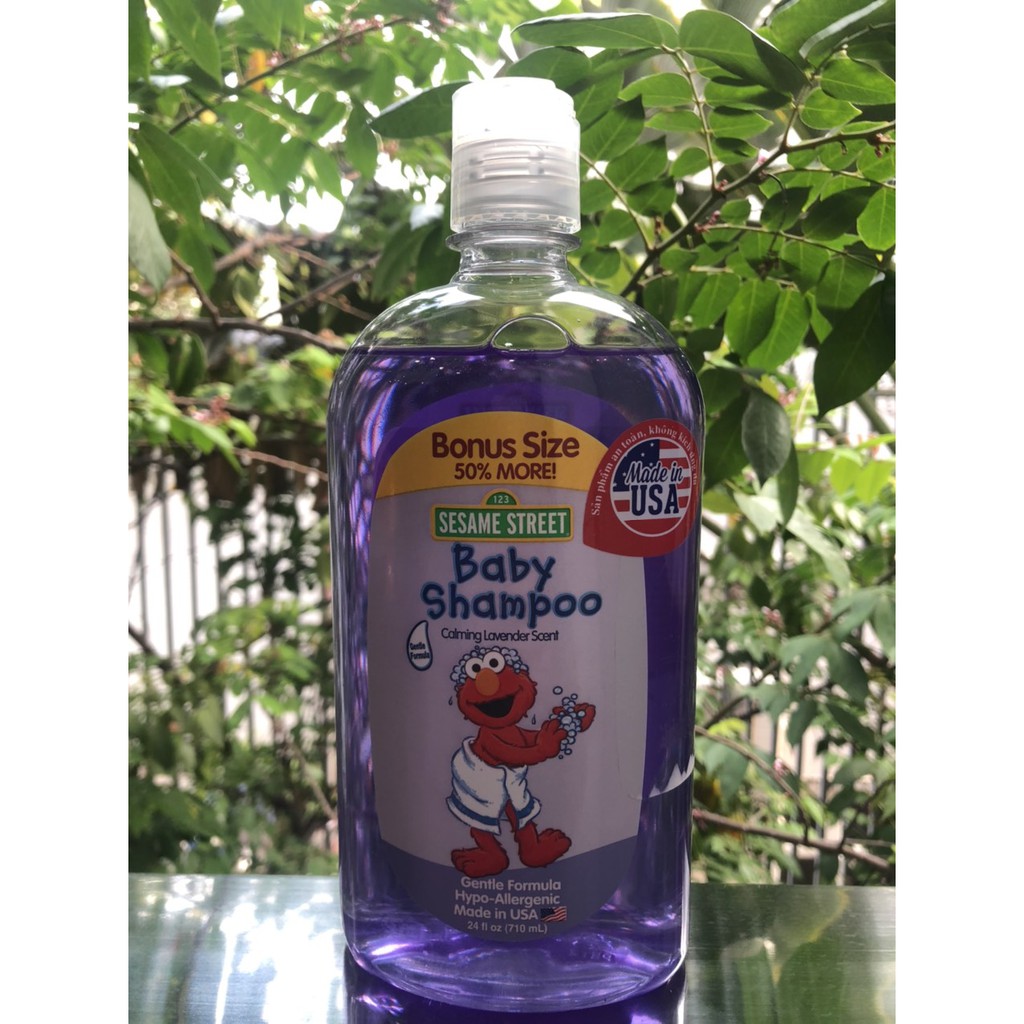 Dầu gội dành cho bé Sesame Street Hoa Oải Hương - Lavender 710ml