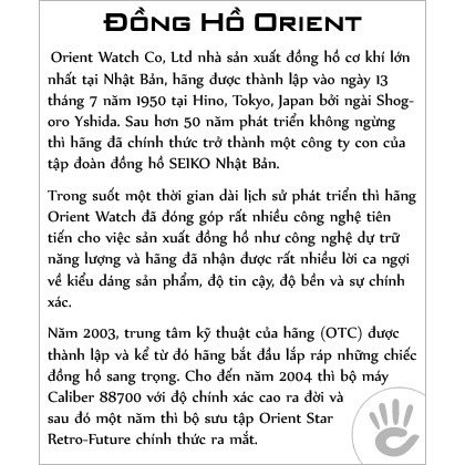 Đồng hồ Orient nữ Nhật xách tay cũ