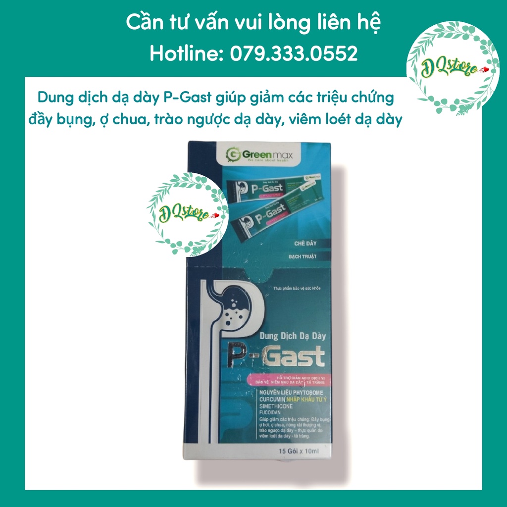 Dung dịch dạ dày P-GAST - hộp 15 gói