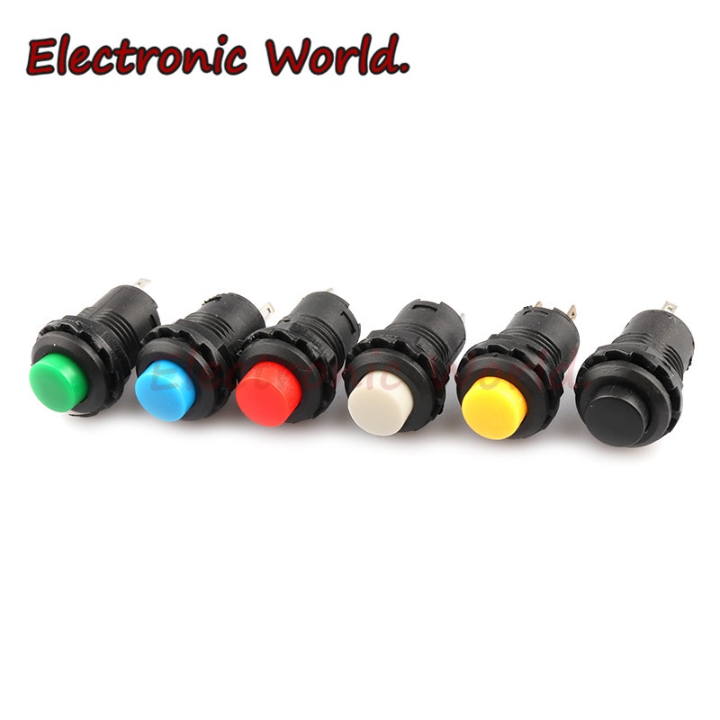 Set 5 Công Tắc Tròn Tự Khoá DS-428/427 12MM